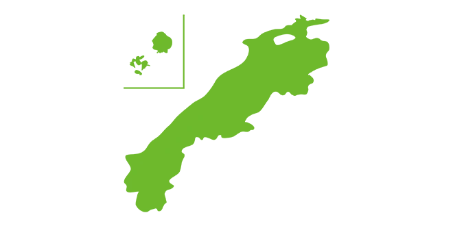 島根県対応エリア地図